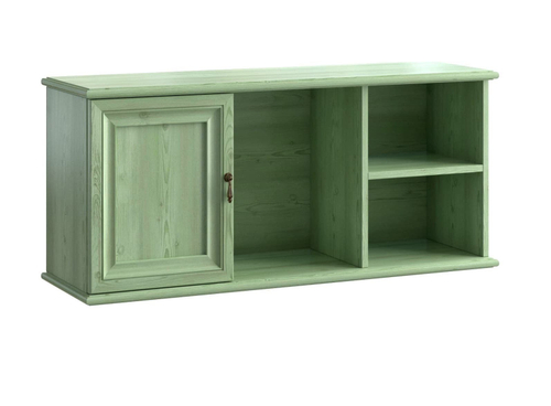 Полка навесная Оливия, дуб зеленый