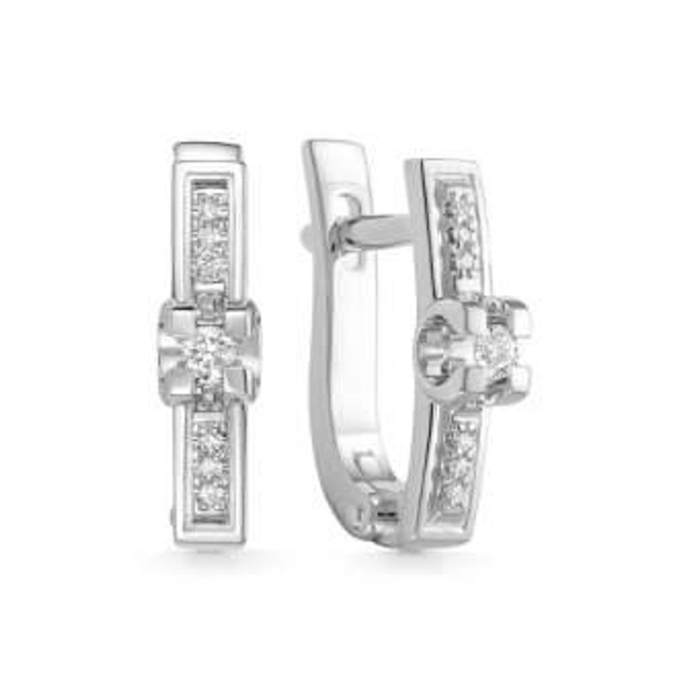 Серьги из золота с бриллиантами