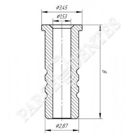 Втулка для фиксирующего пина 3DIEMME Ø1,5мм