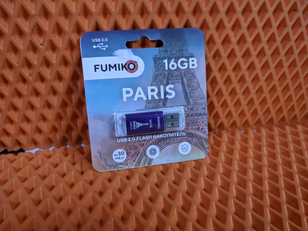 Флешка FUMIKO PARIS 16GB пурпурная USB 2.0