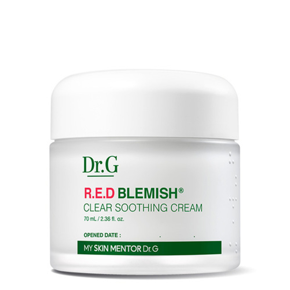 DR.G Крем успокаивающий для чувствительной кожи – R.E.D blemish clear soothing cream, 70мл