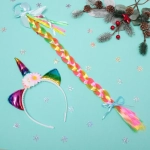 Набор ободок карнавальный «Веселье» (ободок и коса)