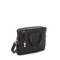 Портфель кожаный Sycamore Slim/Espresso Brown Bombe