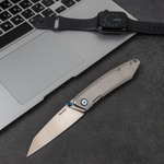 Нож туристический Ruike P831-SF серебристый