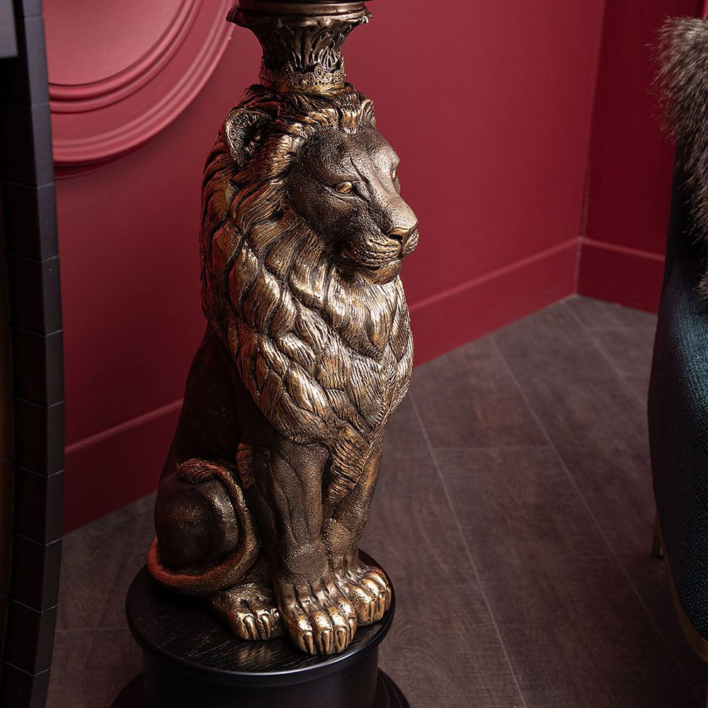 Подставка Лев Лион Орех Оберджин