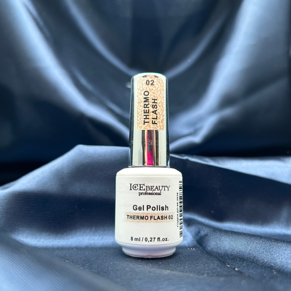 IceBeauty Гель-лак Thermo Flash 02, 8 мл