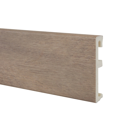 Напольный плинтус SALAG ALPHA 80 Solid Oak (Дуб Массив) (80х16х2400мм)