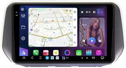 Магнитола для Hyundai Santa Fe 4 2018-2020 - FarCar XXL1124M монитор 10.36" 2K QLED на Android 13, TS20, 8+256Гб, CarPlay, 4G SIM-слот