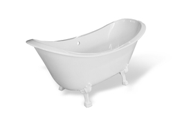 Ванна из литьевого мрамора Эстет Скарлетт 180х77 белая, ФР-00001245