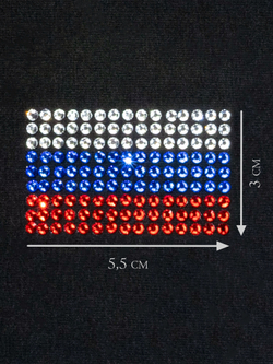 Термоаппликация из страз Флаг