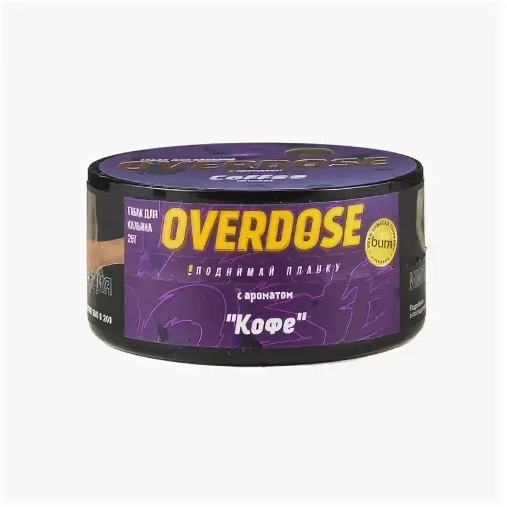 М. Табак для кальяна Overdose Coffee (Кофе), 100г.