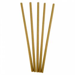 Трубочки 0,6*20 см прямые 250 шт крафт бумага Garcia De Pou