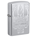 Зажигалка Zippo Harley-Davidson c покрытием Satin Chrome