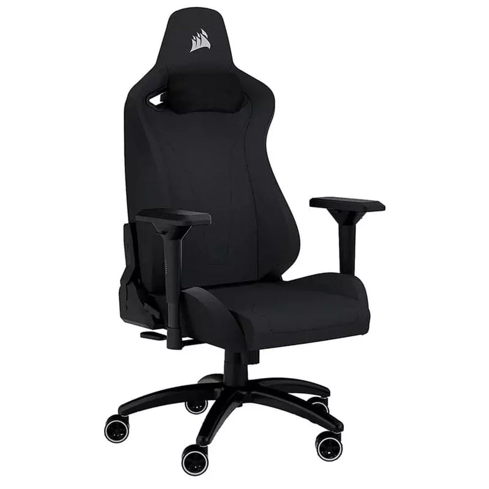 Игровое компьютерное кресло Corsair TC200 Fabric, Black/Black (CF-9010049-WW)