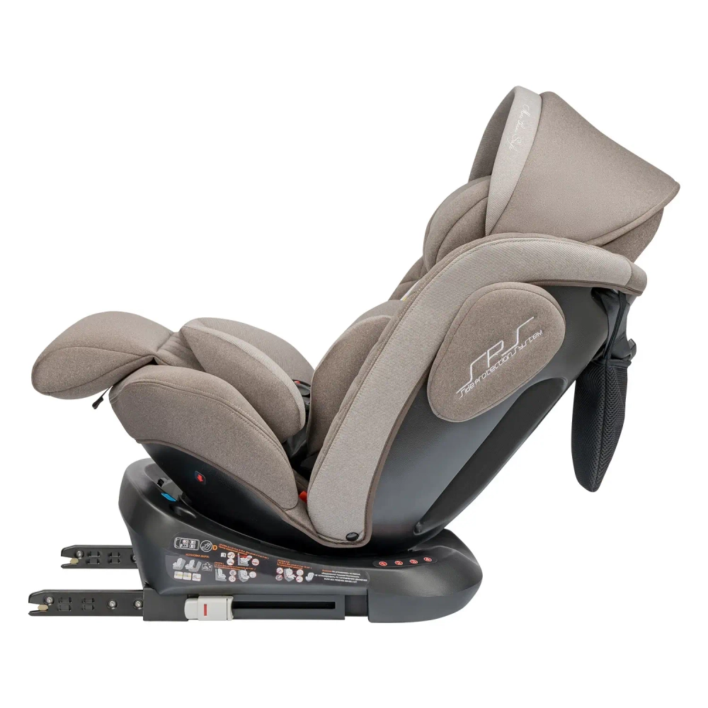 Автокресло Indigo SMART+ ISOFIX (0-36 кг) бежево-коричневый