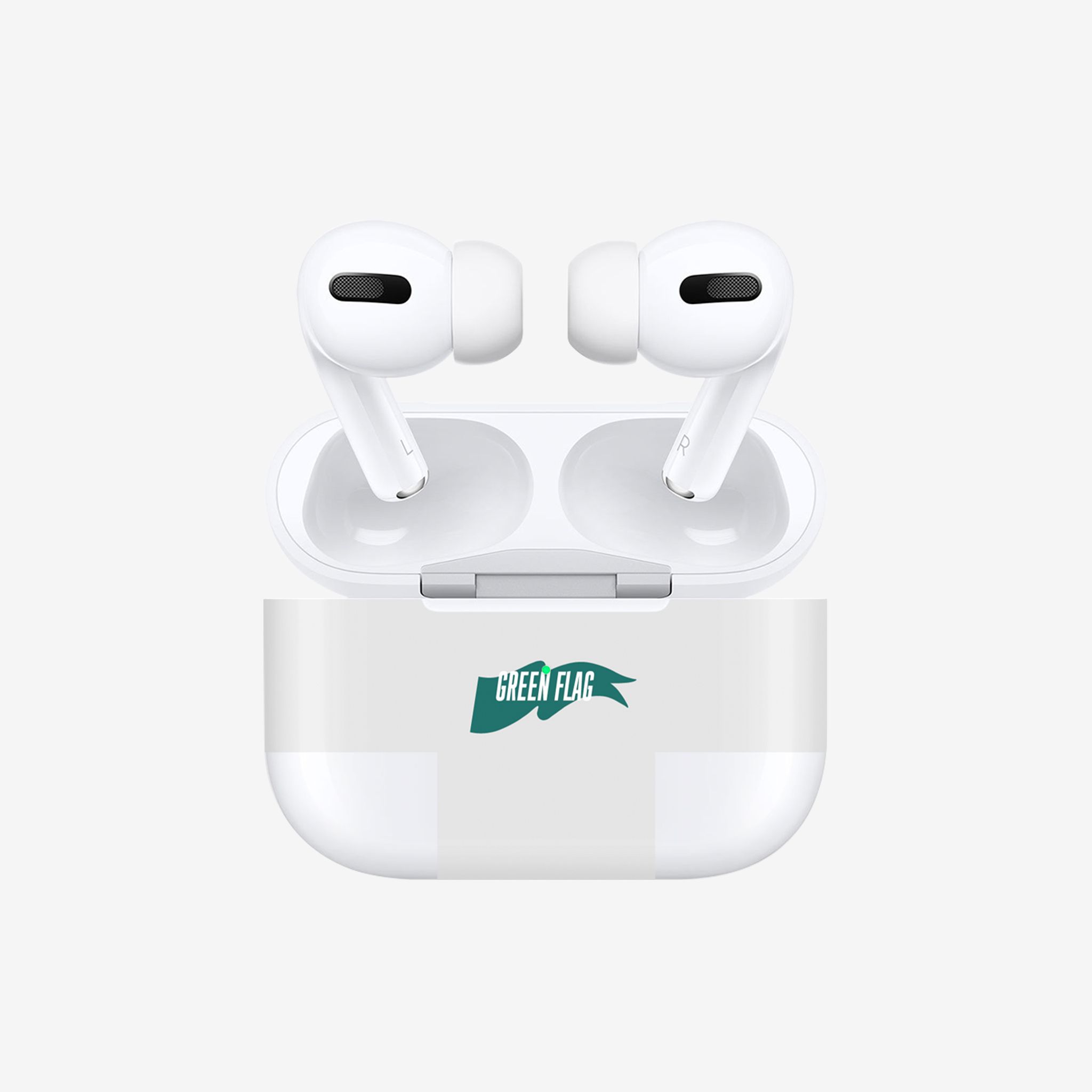 Виниловая наклейка GREEN FLAG для AirPods