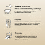 Сухой корм CRAFTIA HARMONA для взрослых собак мини пород из ягненка с перепелкой 640 гр