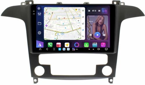 Магнитола для Ford S-Max, Galaxy 2 2006-2015 (климат) - FarCar S500-TS20 монитор 9.5" 2K QLED на Android 14, Быстрейшая, CarPlay, 4G SIM-слот