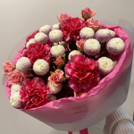 Яркий розовый букет