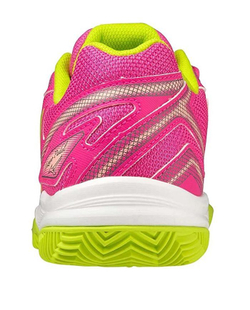 Женские кроссовки для Падел Mizuno Break Shot 4 Padel - fuchsia fedora/acid lime/white