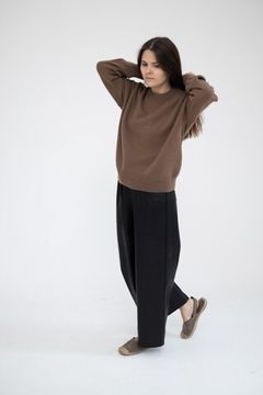 Джемпер Л.Т., 100% шерсть ягнёнка, цвет кофе.