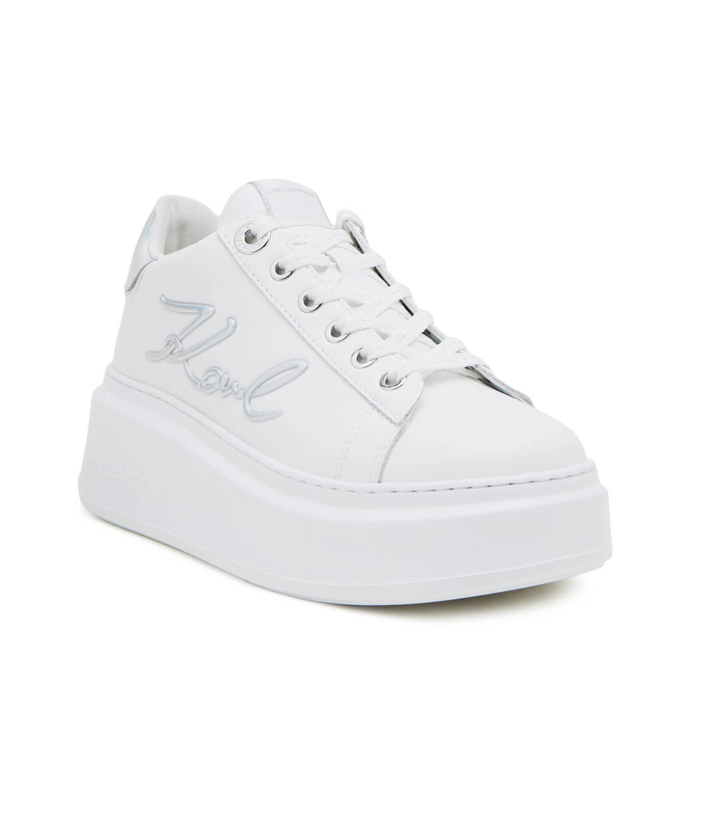 Кожаные кроссовки anakapri signia lace Karl Lagerfeld - белый(KL63510A)