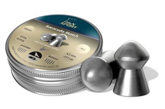 Пули H&N Baracuda Match 4,5 мм 0,69 г 500 шт