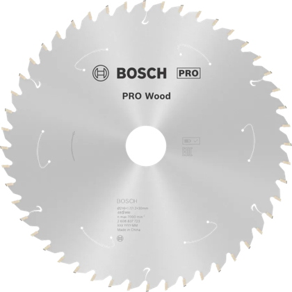 Циркулярный диск по дереву 216x1,7x30 мм Wood Cordless PRO T48 2608837723