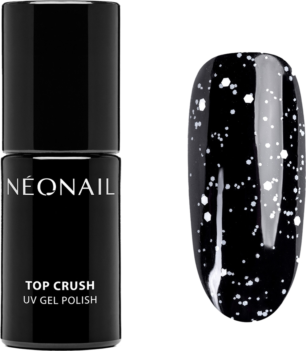 NEONAIL Top Crush - верхнее покрытие лаком для ногтей с использованием ультрафиолетовой/светодиодной лампы, 7,2 ml