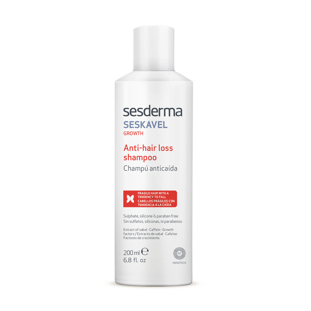 Sesderma SESKAVEL Growth Anti-Hair Loss Shampoo - Шампунь от выпадения волос и для их роста, 200 мл