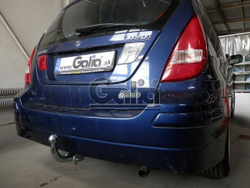 Фаркоп оцинкованный Galia S057A для Suzuki Liana хетчбек 2WD/4WD 2001-2007(паспорт и сертификат в комплекте)(без электрики)
