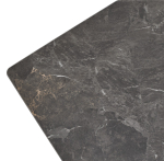 Стол М-City DISAUR Алес (Ales) 180 Черный Мрамор (Black Grave Solid Ceramic), керамика, Бронзовый