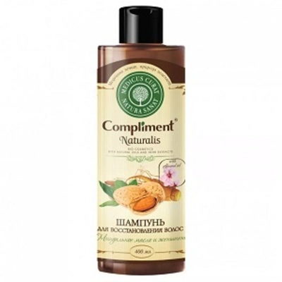 Compliment Naturalis Шампунь Миндальное масло и женьшень 400мл