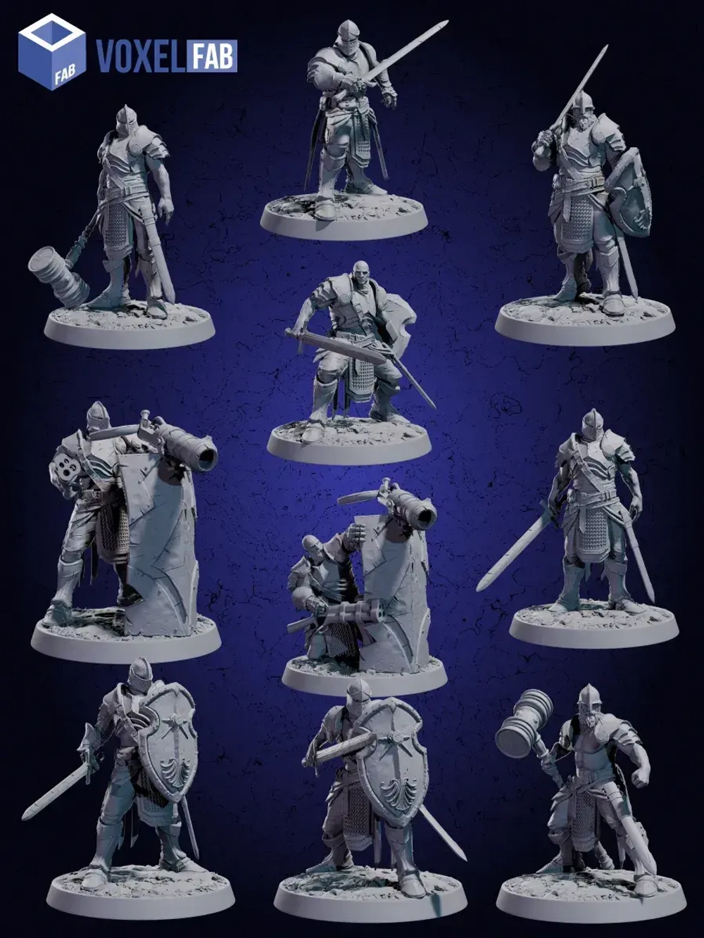 Стражи Света Миниатюры 10 шт. Dnd