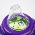 Поильник-непроливайка с мягк. нос., от 6 мес, 250 мл, PP, сил. арт.7317