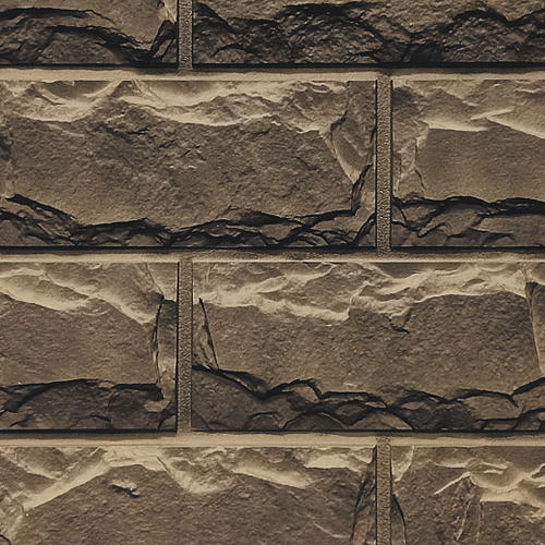 Фасадные панели Блок, бежево-коричневый Fineber (Файнбир)