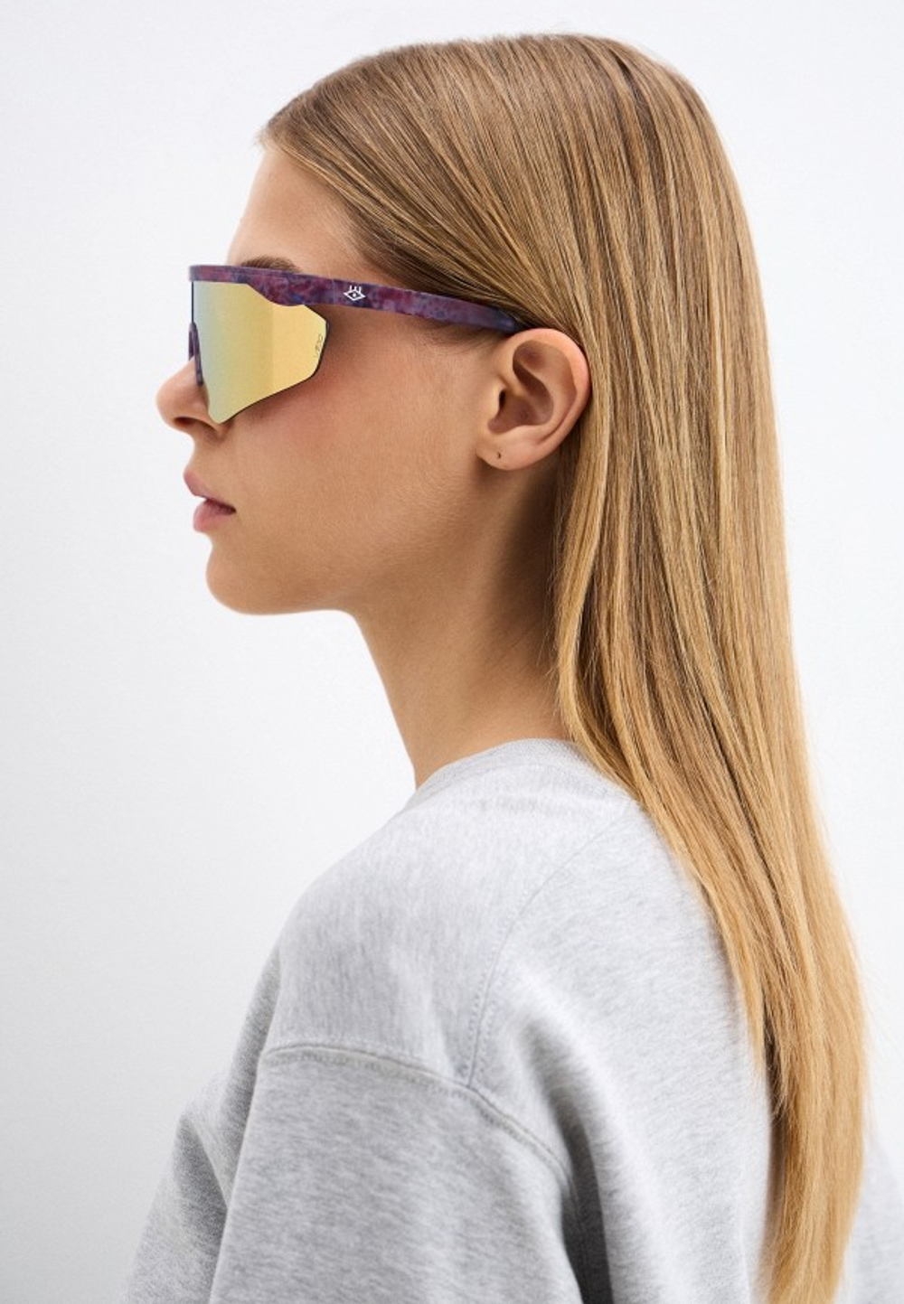 Спортивные очки AVEO Iride DUO / Marble Purple / Gold Mirror Lens