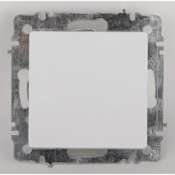 Переключатель Intro Accent 6-103-01 , 10А-250В, IP20, СУ, AL/CU, белый