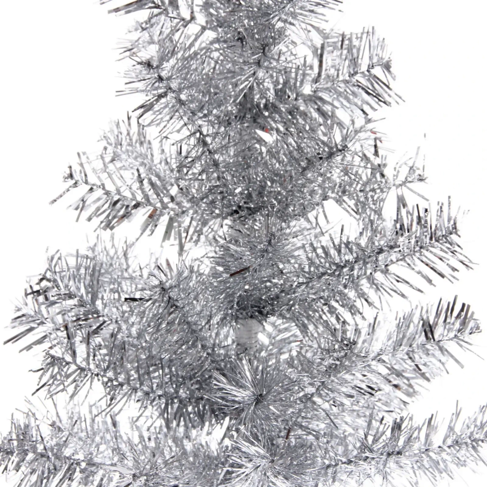 Елка «Сказочное мерцание» 60 см, ПВХ (50 веток), Серебро