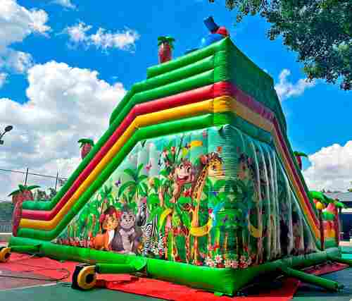 Коммерческий надувной батут «Сафария», 10*10*7,9 м