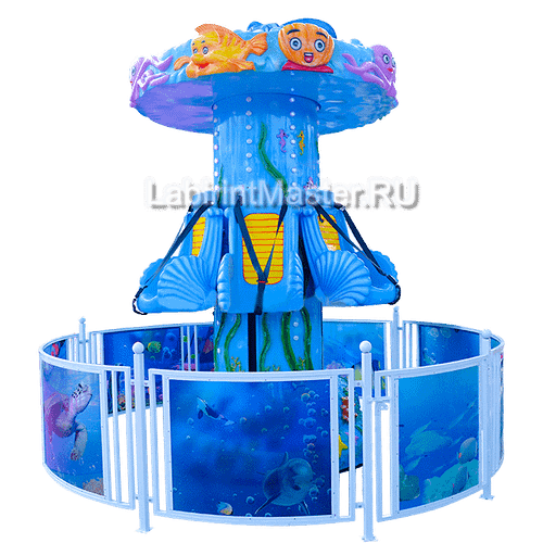 Электрическая Аттракцион карусель «Вращающаяся башня», 4×4×2,6 м