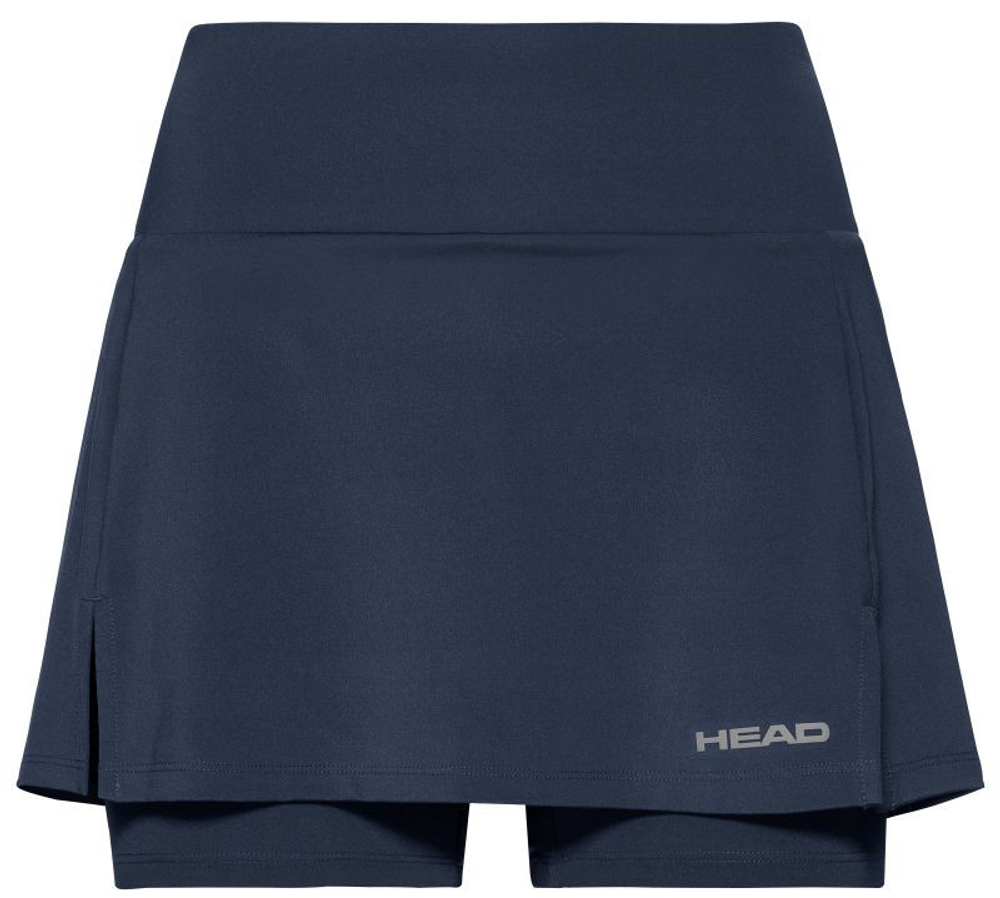 Теннисная юбка Head Club Basic Skort - небесный
