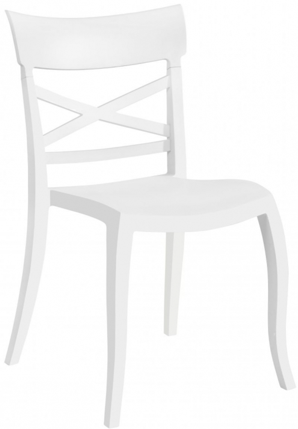 Стул пластиковый Papatya XSera-S, белый