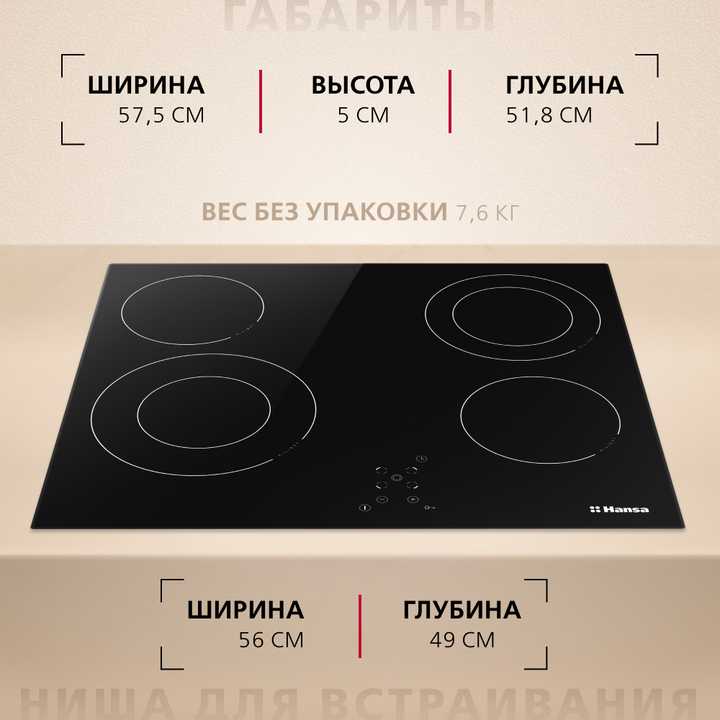 Электрическая панель Hansa BHC66506