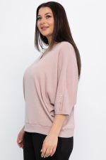 Блуза Вэнсдей (пудровая) Б14822-4М LT Collection