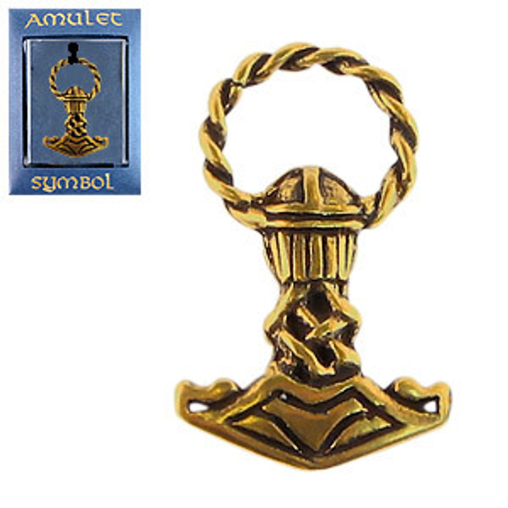 Амулет The Cult № 40 Молот Тора (Мьёльнир), латунь