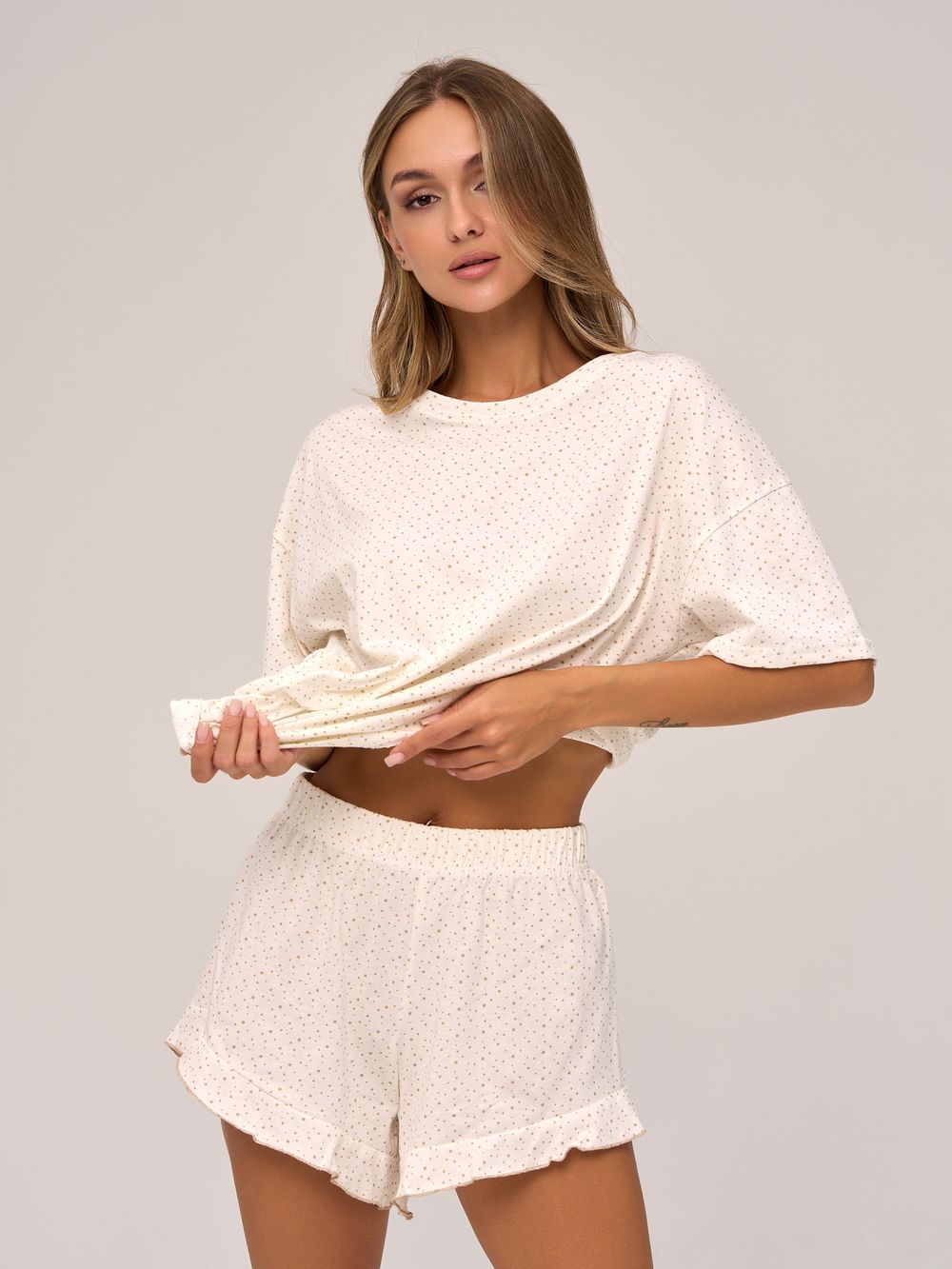 С-1462 Пижама из хлопка (шорты и топ)