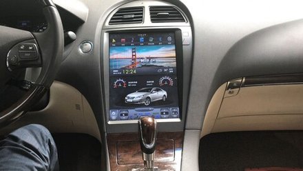 Магнитола для Lexus ES350 2006-2012 XV40 - Carmedia ZF-1118H-DSP ("Тесла-Стиль") на Android 9, 6-ТУРБО ядер, 4ГБ-64ГБ