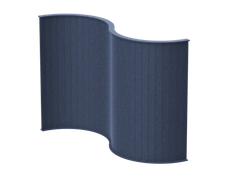 Перегородка S-образная 199х46х140