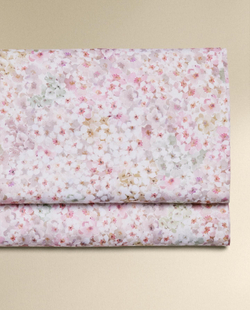 Zara Home - Простыня с изображением цветов, розовый, 160x280 см